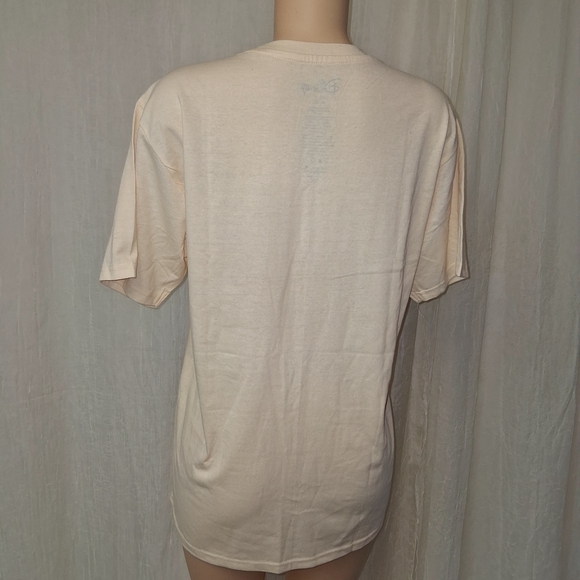Disney New Women Size L Cream Logo T-Shirt Halloween - Picture 6 of 9